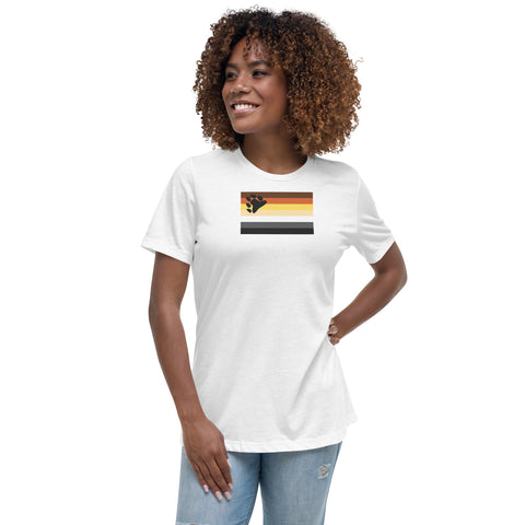 Bear Pride Flag Women's Relaxed Fit T-Shirt