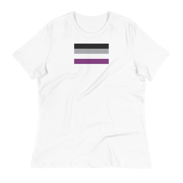 Asexual Pride Flag, Women's Relaxed Fit T-Shirt