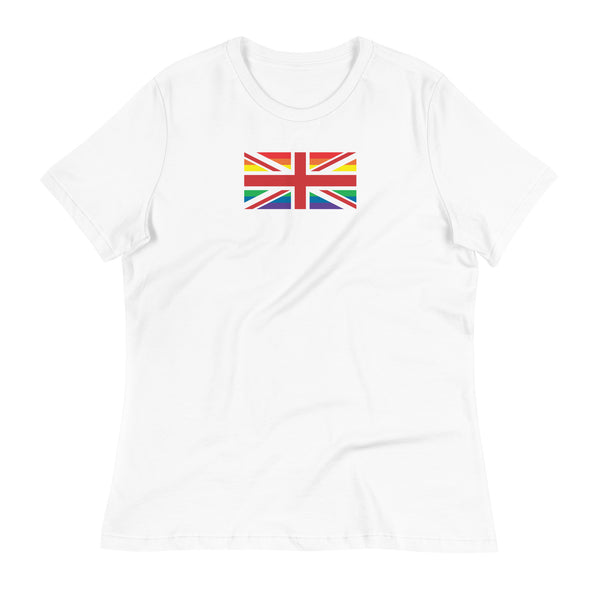 United Kingdom LGBT pride Flag Women's Relaxed T-Shirt