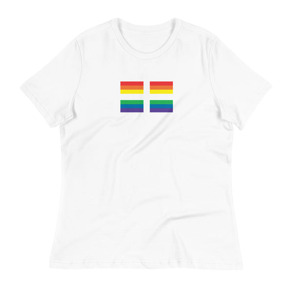England Pride Flag Women's Relaxed T-Shirt