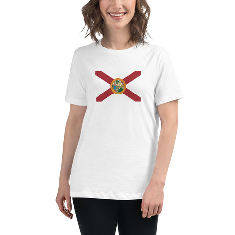 Florida Flag Women's Relaxed T-Shirt