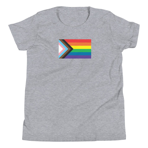 Progress Pride Flag Kids Short Sleeve T-Shirt