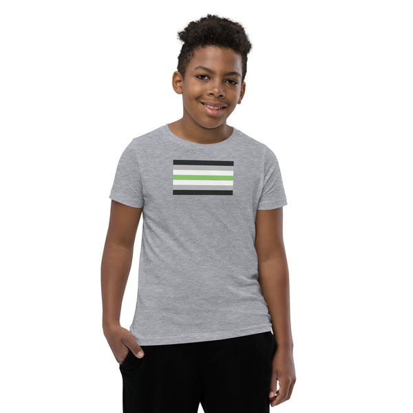 Agender Pride Flag Youth T-Shirt