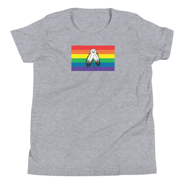Two spirit Flag Youth Short Sleeve T-Shirt