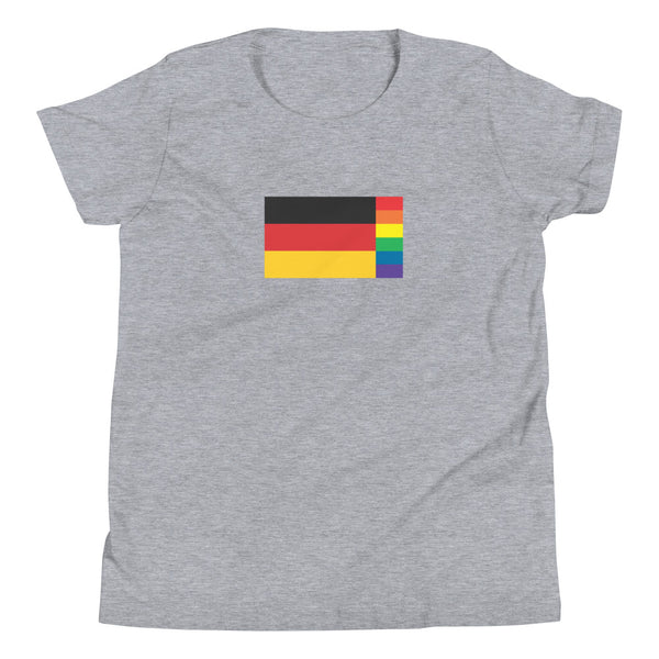 Germany LGBT Pride Flag Youth Short Sleeve T-Shirt