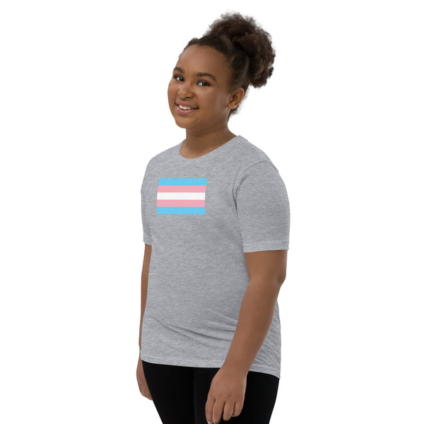 Trans Flag Youth Short Sleeve T-Shirt