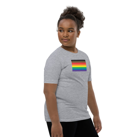 More Color, More Pride Flag Youth Short Sleeve T-Shirt