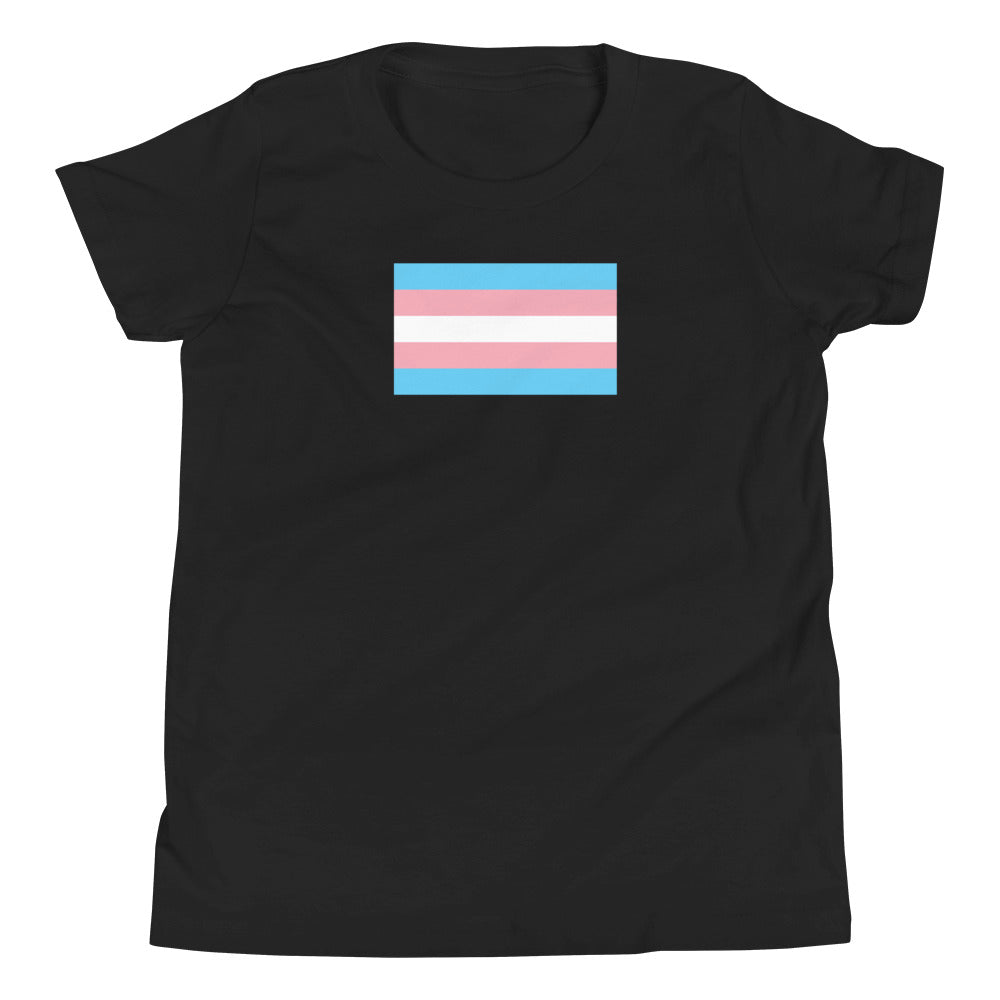 Trans Flag Youth Short Sleeve T-Shirt