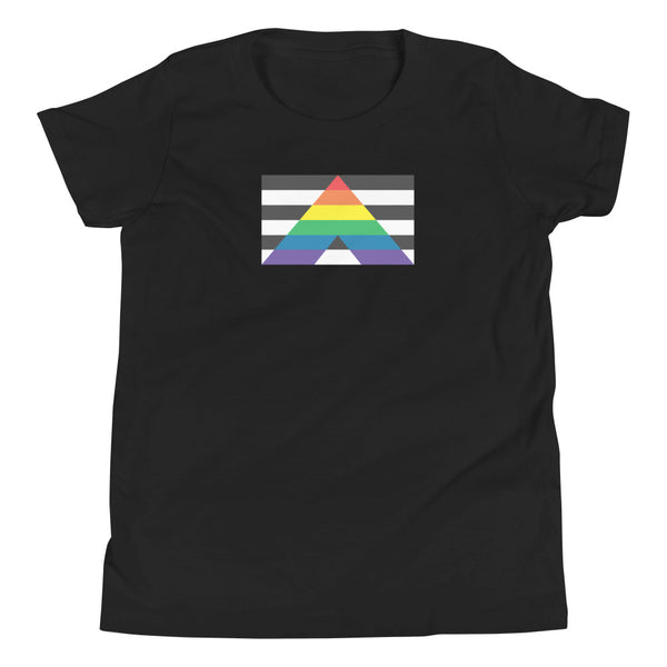 Straight Ally Flag Youth Short Sleeve T-Shirt