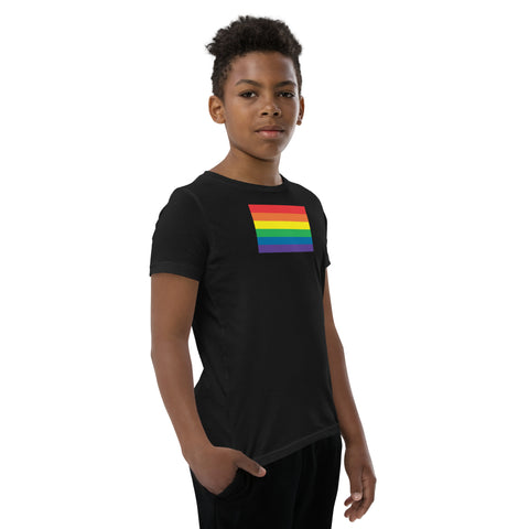 LGBT Pride Flag Youth Short Sleeve T-Shirt