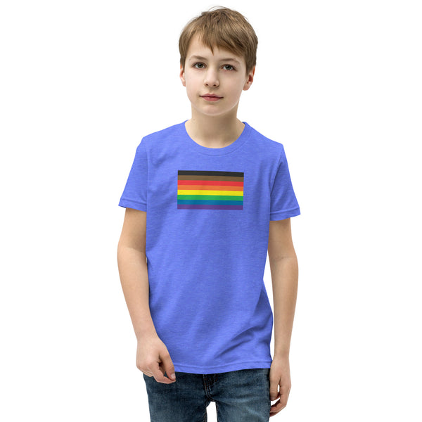 More Color, More Pride Flag Youth Short Sleeve T-Shirt