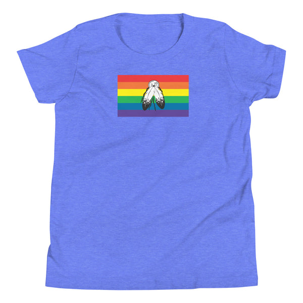 Two spirit Flag Youth Short Sleeve T-Shirt