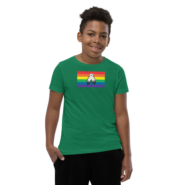 Two spirit Flag Youth Short Sleeve T-Shirt