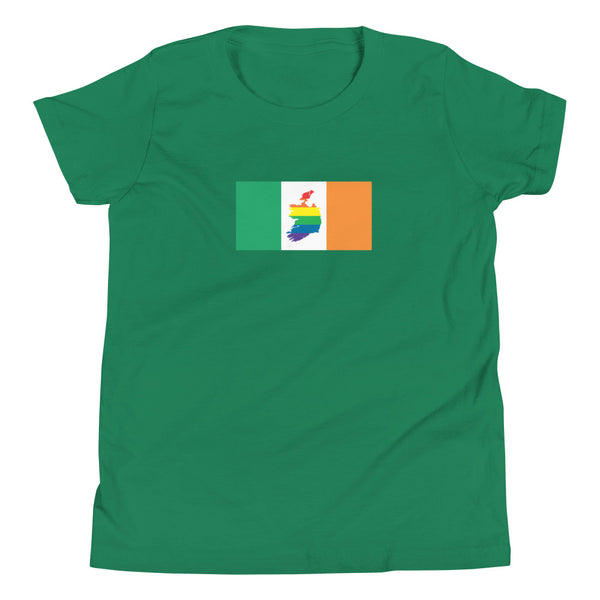 Ireland LGBT Pride Flag Youth Short Sleeve T-Shirt