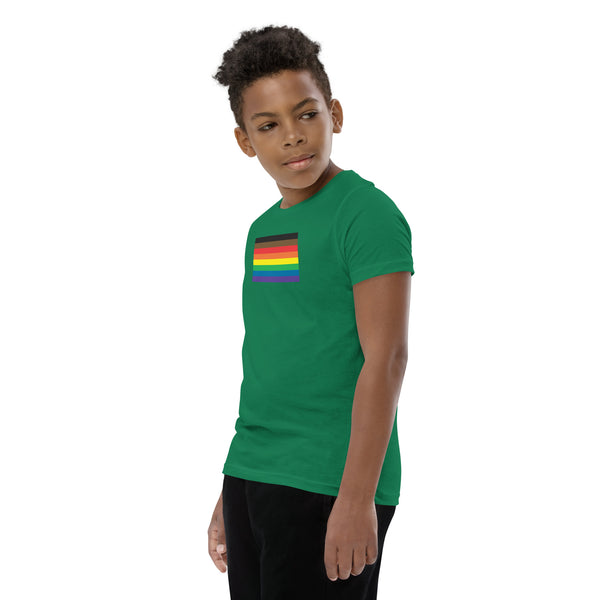 More Color, More Pride Flag Youth Short Sleeve T-Shirt