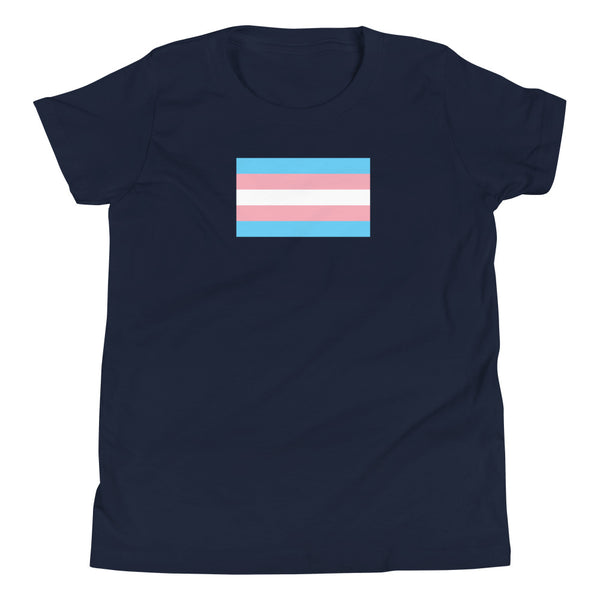 Trans Flag Youth Short Sleeve T-Shirt