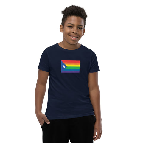 Catalonia LGBT Pride Flag Youth Short Sleeve T-Shirt