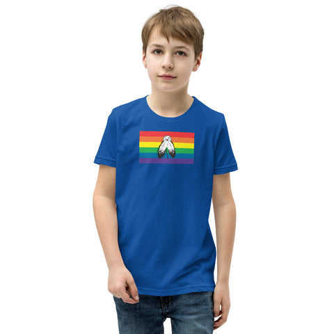 Two spirit Flag Youth Short Sleeve T-Shirt