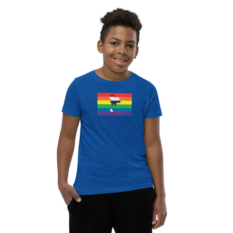 Thailand LGBT Pride Flag Youth Short Sleeve T-Shirt