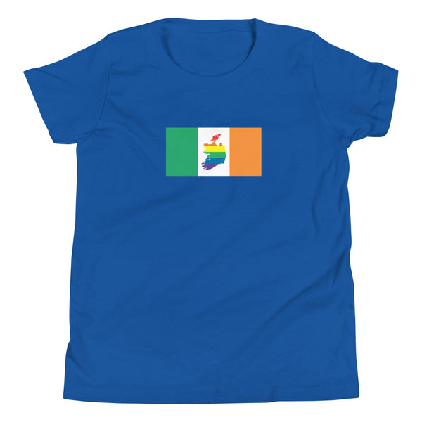 Ireland LGBT Pride Flag Youth Short Sleeve T-Shirt