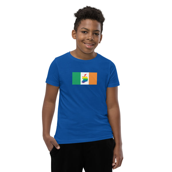 Ireland LGBT Pride Flag Youth Short Sleeve T-Shirt