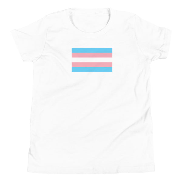 Trans Flag Youth Short Sleeve T-Shirt