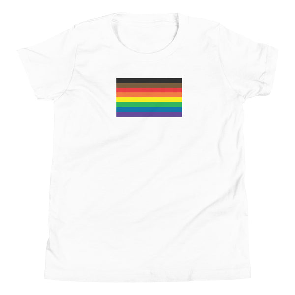 More Color, More Pride Flag Youth Short Sleeve T-Shirt