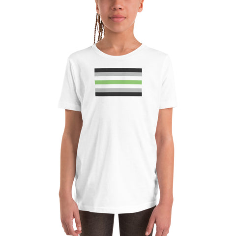 Agender Pride Flag Youth T-Shirt