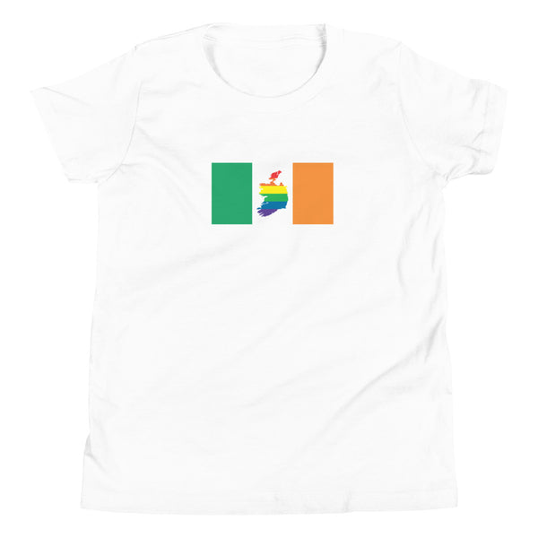 Ireland LGBT Pride Flag Youth Short Sleeve T-Shirt
