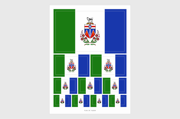 Yukon Territory Flag Stickers