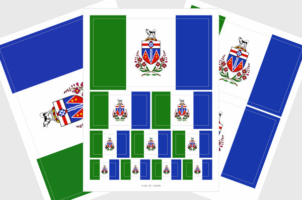 Yukon Territory Flag Stickers